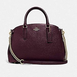 COACH PATENT LEATHER CARRYALL